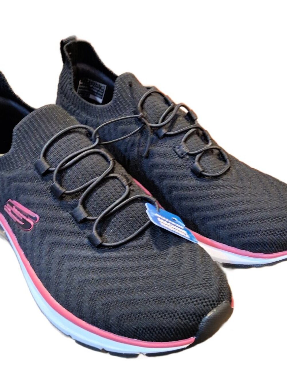 Brand New Nike Sneakers Black and Hot Pink Size 7
